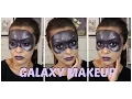 Galaxy Masquerade Mask Halloween Makeup Tutorial - TrinaDuhra