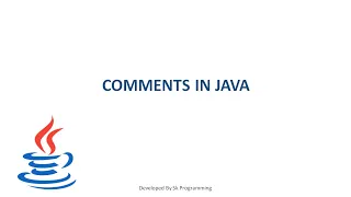 Comments In java documentation comments in java types of comments in java