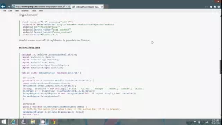 Android ArrayAdapter example - ListView