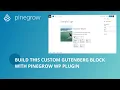 Build Your First Gutenberg Block Tutorial - Without Coding