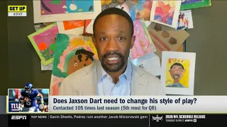 GET UP | Jaxson Dart could turn the Giants into PRIMETIME POISON again! - Domonique Foxworth credits