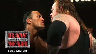 full match the rock vs the undertaker raw dec 25 2000