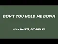 Don't You Hold Me Down - Alan Walker, Georgia Ku (Lyrics Version) 🥂