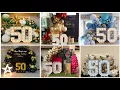 Best 50th Birt ay Decoration Ideas Birt ay Decorations for Adults Latest 50th Birt ay Decor