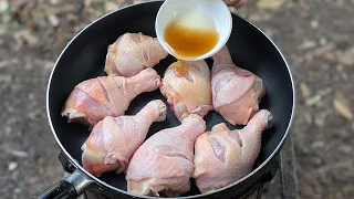 Honey Soy Chicken Drumsticks | Fried Chicken Drumstick with Honey and Garlic