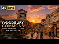 Woodbury Commons Premium Outlets Luxury Outlet Shopping Walk 4K R