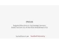 PRISM Targeted Directives to Technology Services Under Section 702 of the FISA Amendments Act
