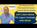 The History of the Pennsylvania Liquor License Quota System