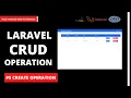 Create Operation Laravel CRUD Operation