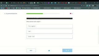 45 AI generated practice Python Developer Sololearn