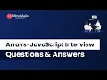 Top 30 Java Arrays Interview Questions And Answers Arrays JavaScript Interview Preparation