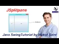 Java Swing Tutorial JSplitpane in Java