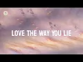 Download Lagu Eminem - Love The Way You Lie (lyrics)