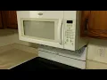 How to set the clock on a Whirlpool microwave oven model MH1160XSQ