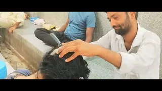 college gril crying headshave video