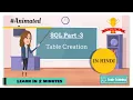 SQL Part - 3 How to Create table in SQL in Hindi SQL tutorial for beginners in Hindi