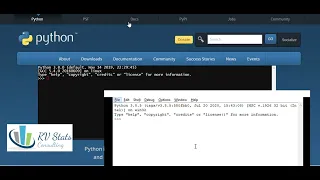 0 1 Install Python shell - console Statistics and Data science analysis crash Course