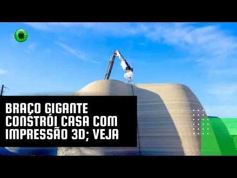 650 m² of walls erected in a few weeks by a giant printer that