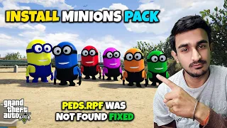 how to install minions pack in gta 5 minions mod in gta 5 how to mod gta 5 gta 5 mods