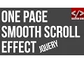 Smooth Scrolling Effect with JQuery