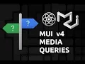 Material UI v4 Media queries in JS Quick tip