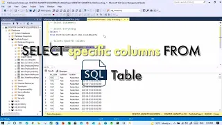 How to SELECT only specific columns FROM table SQL