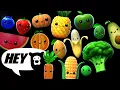 Hey Bear Sensory - Colour and Count - Dancing Fruit and Veggies! - Dance Video