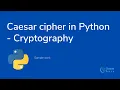 Solution Caesar cipher in Python - Cryptography Sample work