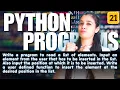 Top Python Programs Basic to Advanced Full Python Series LIST - P21