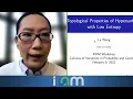 Lu Wang - Topological properties of hypersurfaces with low entropy