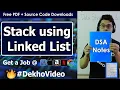 How to Implement Stack Using Linked List
