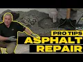 Pro Tips How to Patch Potholes in Blacktop Asphalt Repair DIY Project Guide
