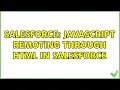 Salesforce Javascript Remoting through HTML in salesforce 3 Solutions