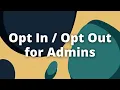PowerSchool Opt In Opt Out Prompt Configuration Reports - Admin