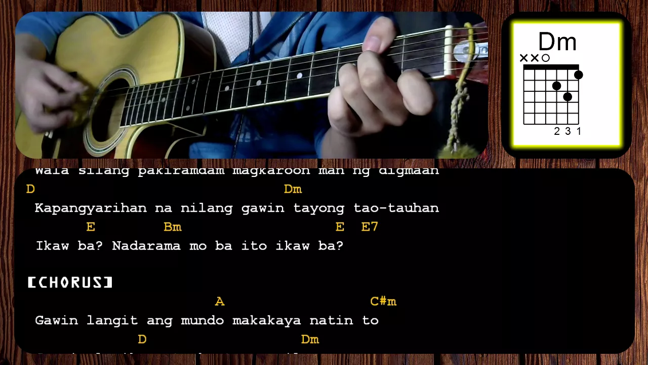 Gawing Langit Ang Mundo by Siakol |Acoustic |Guitar Chords |Tutorial