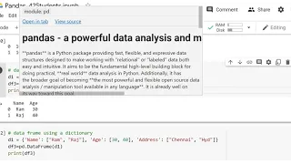 Pandas Data Frame Creation From Lists Numpy Arrays Dictionary and excel files