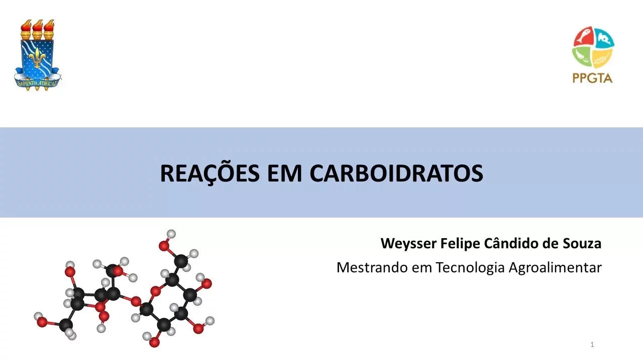 Reações em Carboidratos