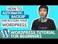 How To Automatic Backup and Restore Your WordPress Using a Free Plugin - WordPress Plugins Series