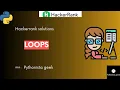 Loops HackerRank-5 Pythonista - Geek CodeWithMe Shravanthi