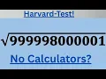 A Very Nice Square Root Math problem Can You solve this Math Olympiad Mathematics