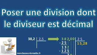How To Do Division With A Decimal Divider EASILY 