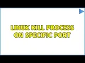 Linux Kill process on specific port 2 Solutions