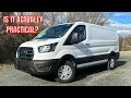 2023 Ford E-Transit - REVIEW and POV DRIVE