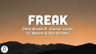 Download Chris Brown - Freak (Lyrics) ft. Lil Wayne, Joyner Lucas, Tee Grizzley MP3