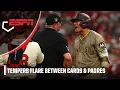 Benches clear in Cardinals vs Padres after Machado Contreras were hit twice ESPN MLB