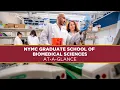 NYMC Graduate School of Biomedical Sciences GSBMS At-A-Glance