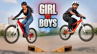 GIRL vs BOYS Jump Challenge 😱 Kaun Jeeta?