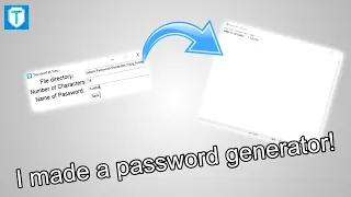 I made a random password generator in python