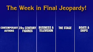 This Week in Final Jeopardy 25- 25 JEOPARDY