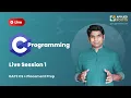 Interactive problem solving session on C Programming PART 1 GATE CS 2022 GATE APPLIED COURSE